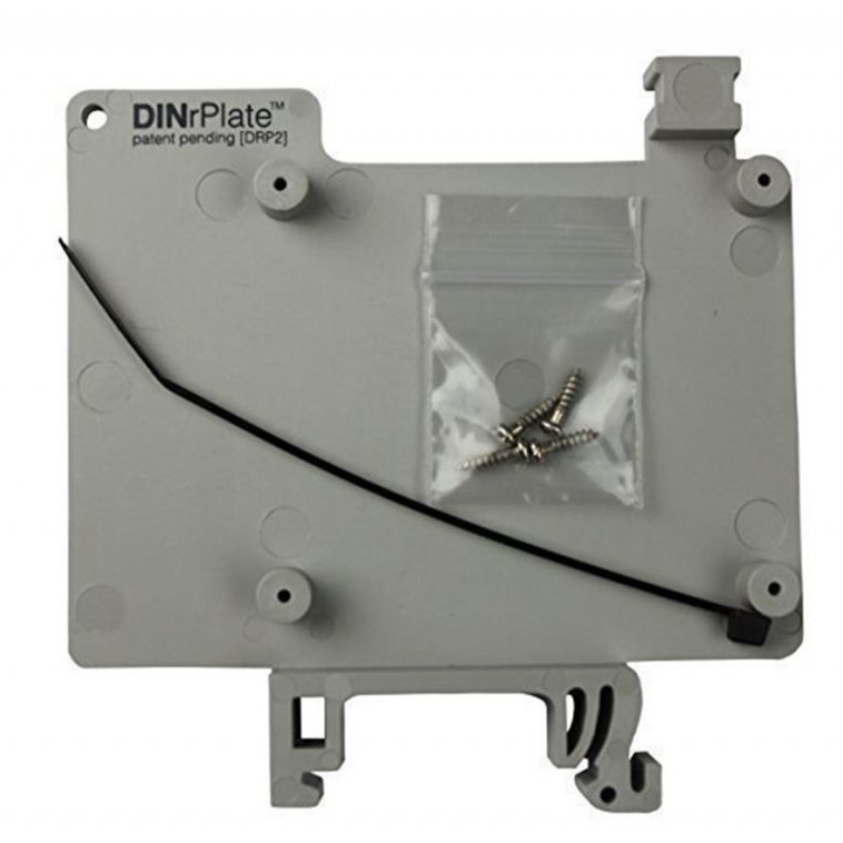 DINrPlate DRP2 - DIN Rail Mount for Raspberry Pi 2, 3, 4 & 5