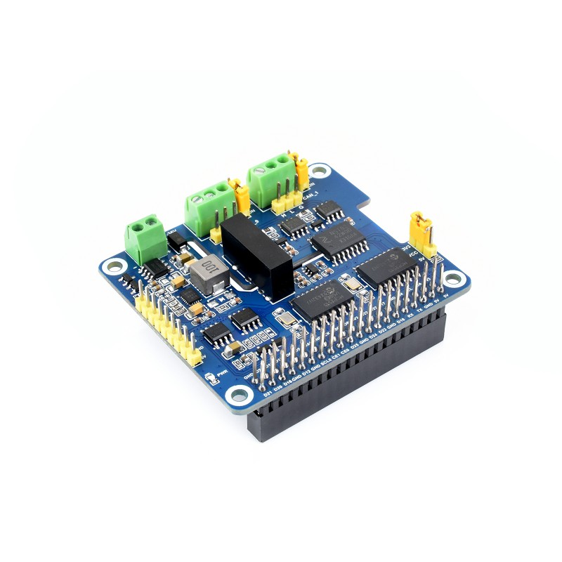 2-Channel Isolated CAN Bus HAT+ for Raspberry Pi