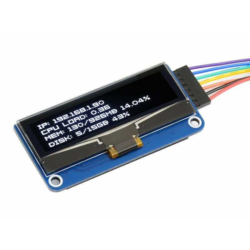 128x32, 2.23inch OLED display HAT for Raspberry Pi