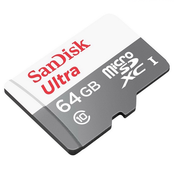SandDisk Ultra MicroSDXC Card - 64 GB - Class 10 - BLANK