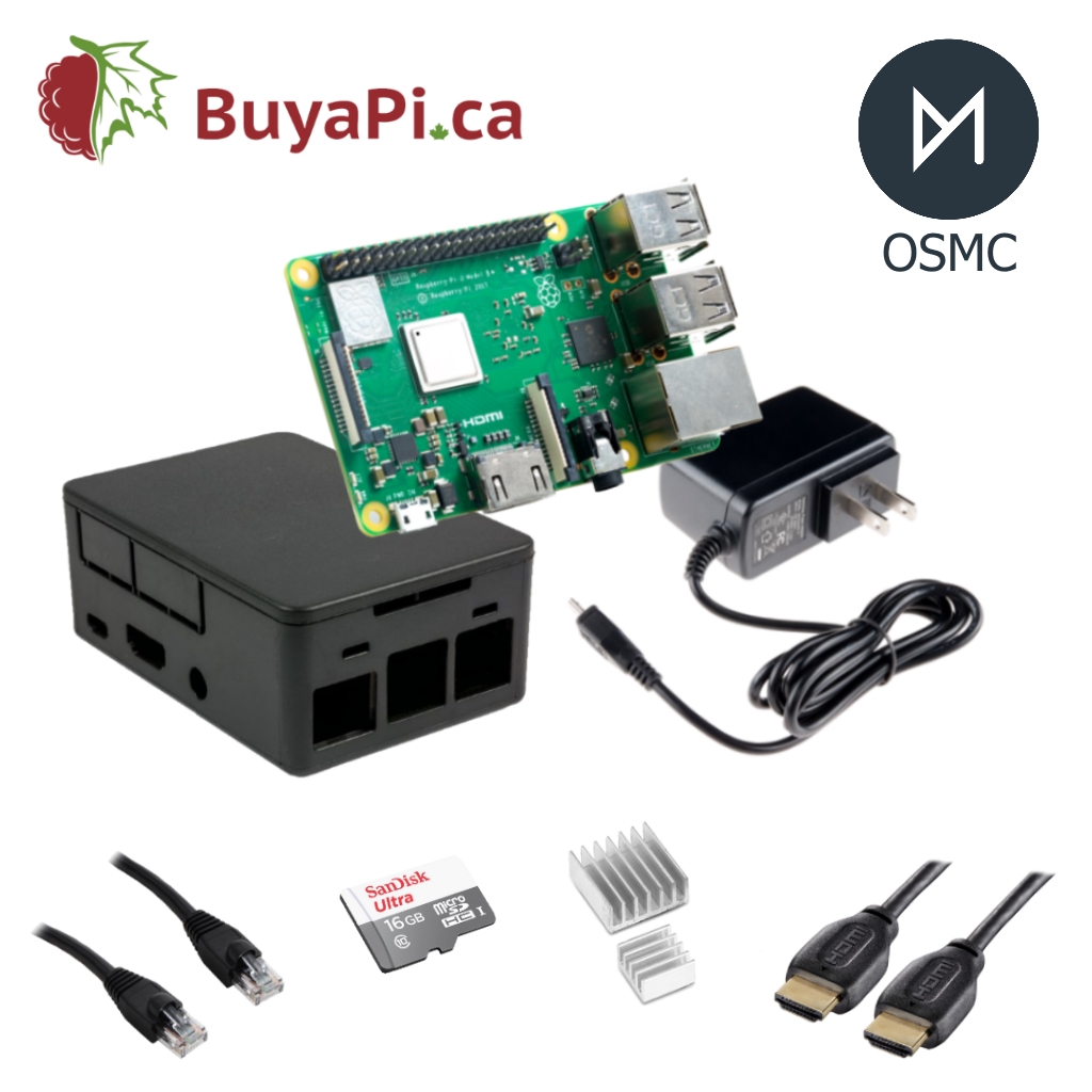 Raspberry Pi Media Center Kit with 3B+