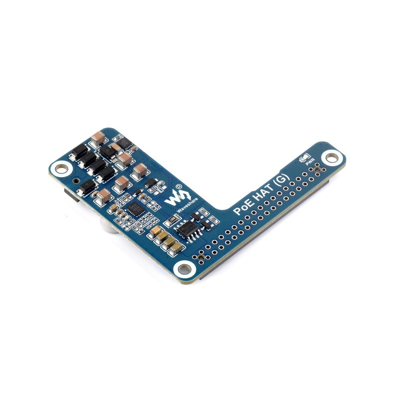 POE HAT (G), Compatible with Raspberry Pi 5 & CM5, 5V 5A Output, 802.3af/at
