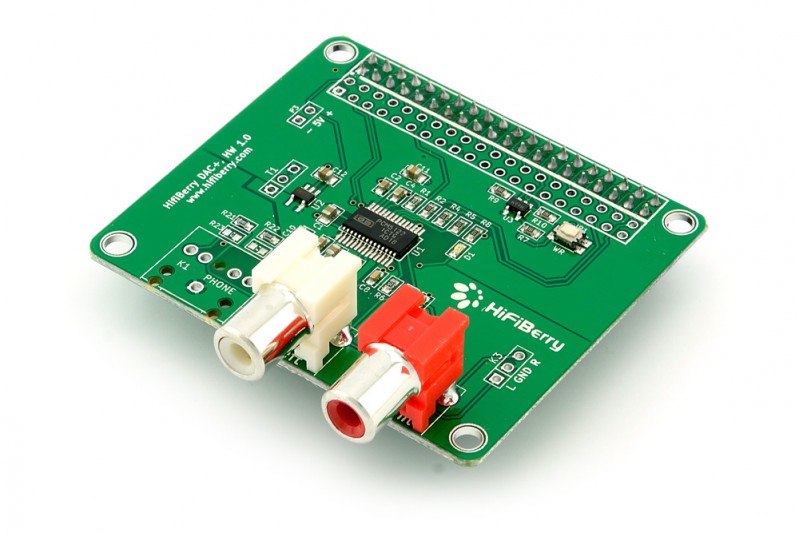 HIFIBERRY DAC+ STANDARD - RCA VERSION