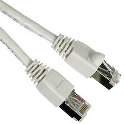 5ft SHIELDED Network Patch Cord, CAT6A Stranded, Gold Plated, GRAY