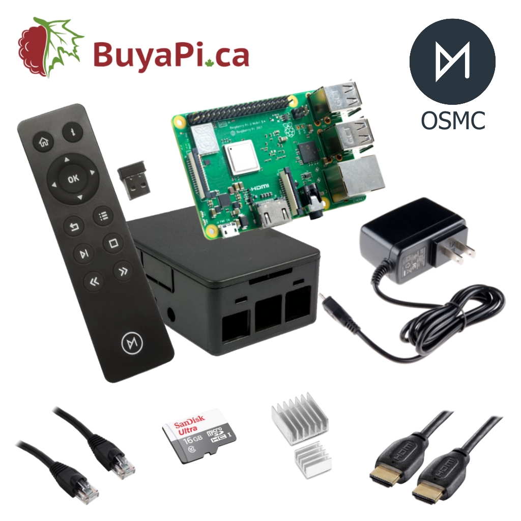 Raspberry Pi Media Center Kit Plus with 3B+