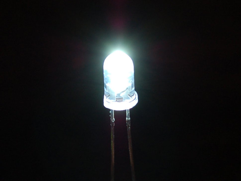 Super Bright White 5mm LED (25 pack)