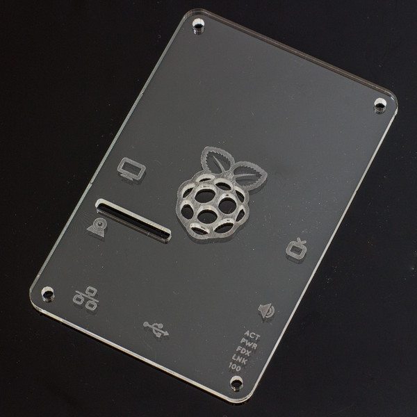 Pimoroni Pibow replacement top layer with cut out for Raspberry Pi camera cable