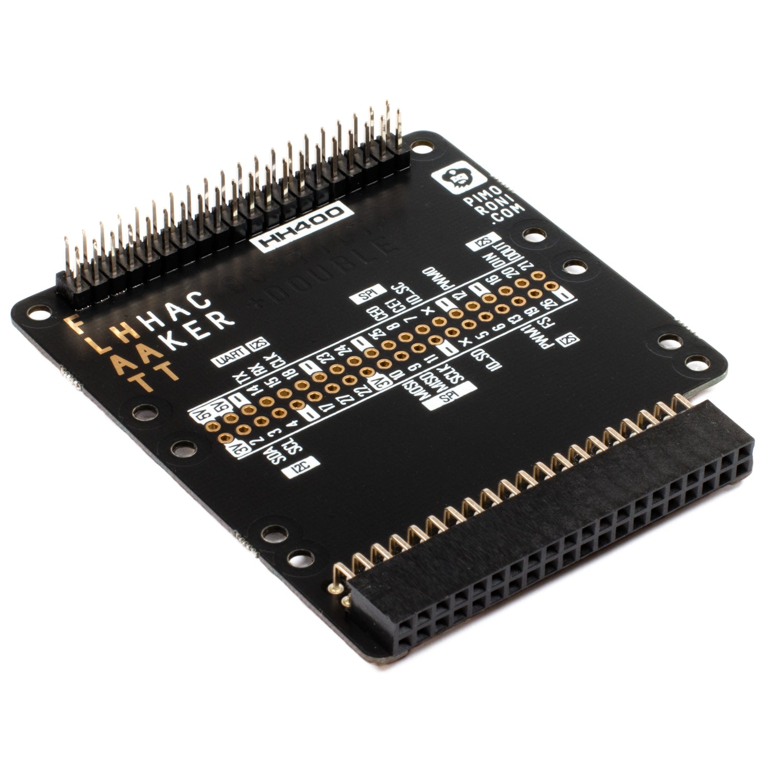 Flat HAT Hacker for Raspberry Pi 400 & 500