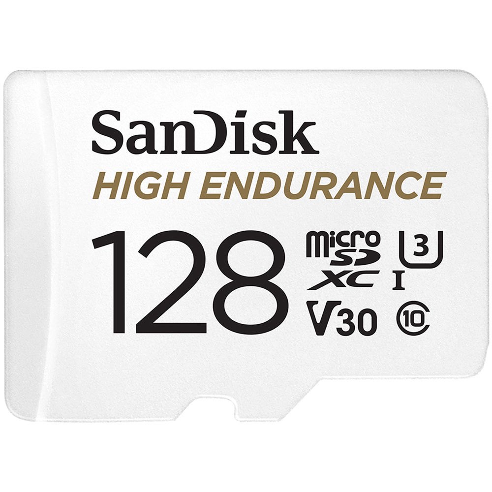 SanDisk High Endurance MicroSDXC Card - 128GB - Class 10 - BLANK