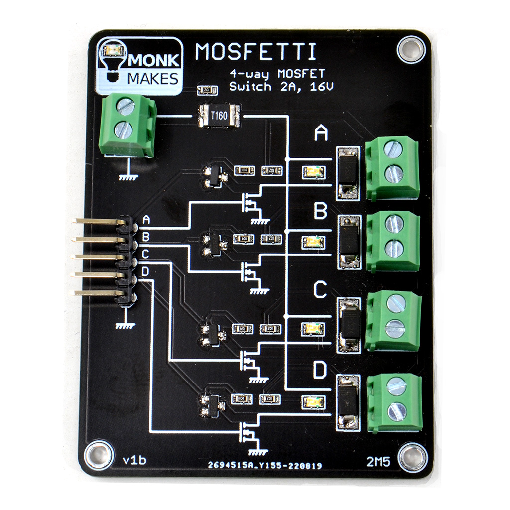 MOSFETTI - 4 Channel MOSFET Driver Board