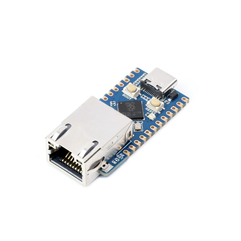 Waveshare RP2040-ETH Mini Development Board, RP2040 Ethernet Port Module