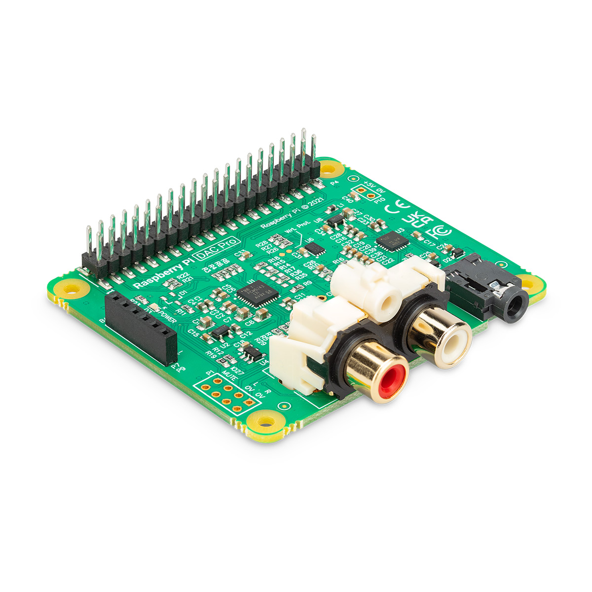 Raspberry Pi DAC Pro - Green PCB