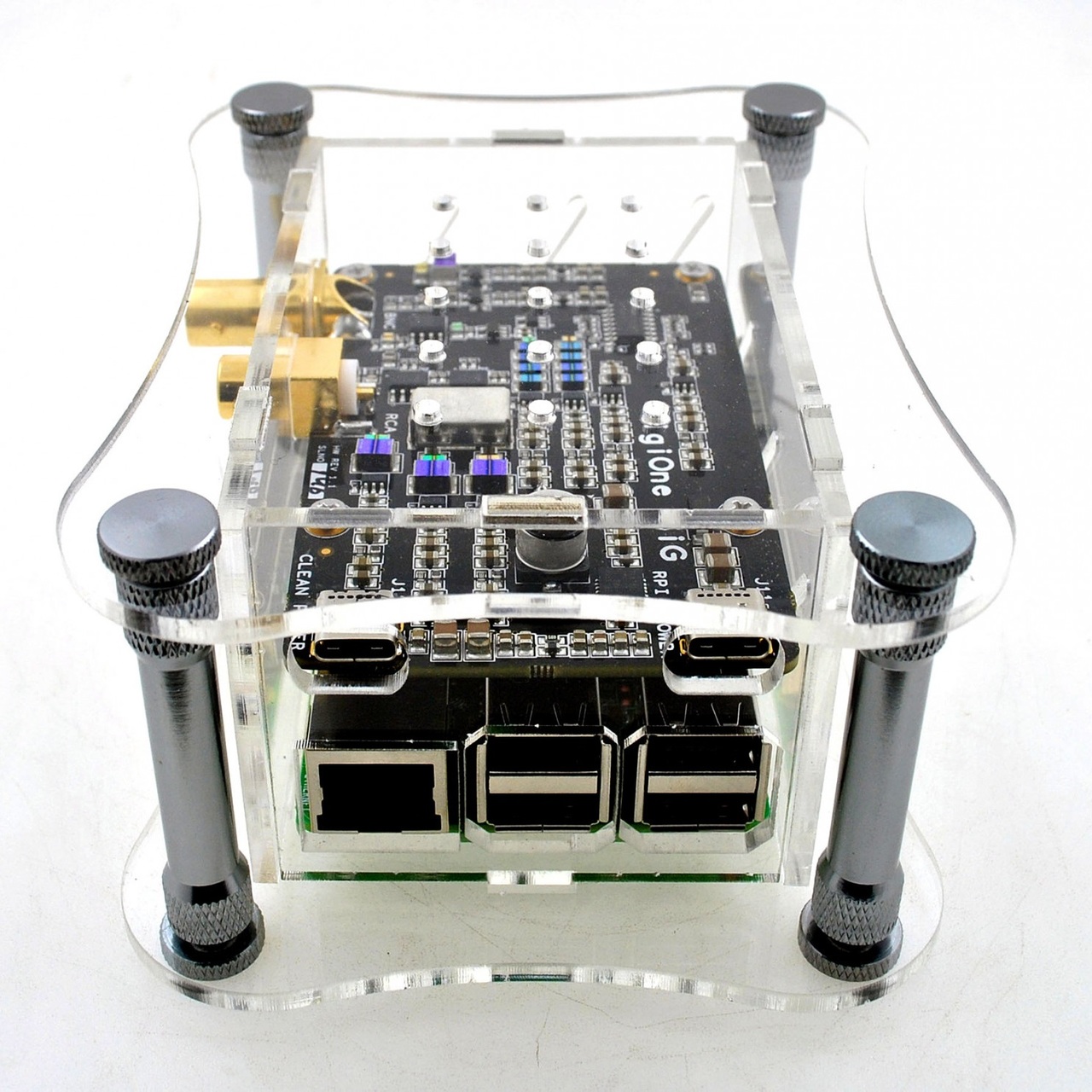 Acrylic Case for RPi + DigiOne Signature - Clear