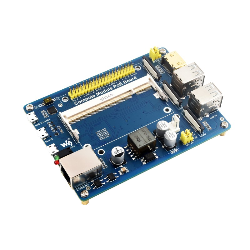 Compute Module IO Board with PoE Feature for Raspberry Pi CM3 & CM4S Series