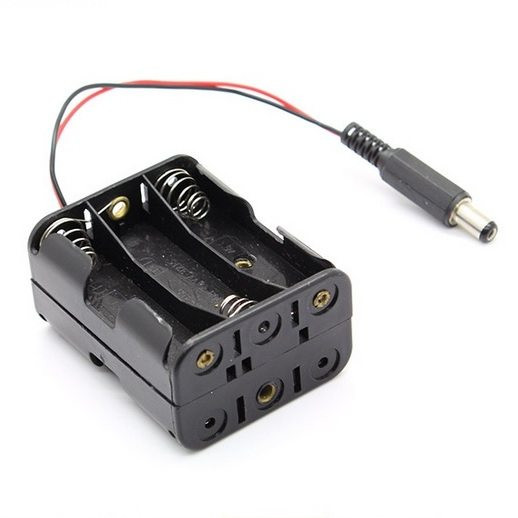 6 x AA Battery Holder (2x3) with 2.1mm DC Connector