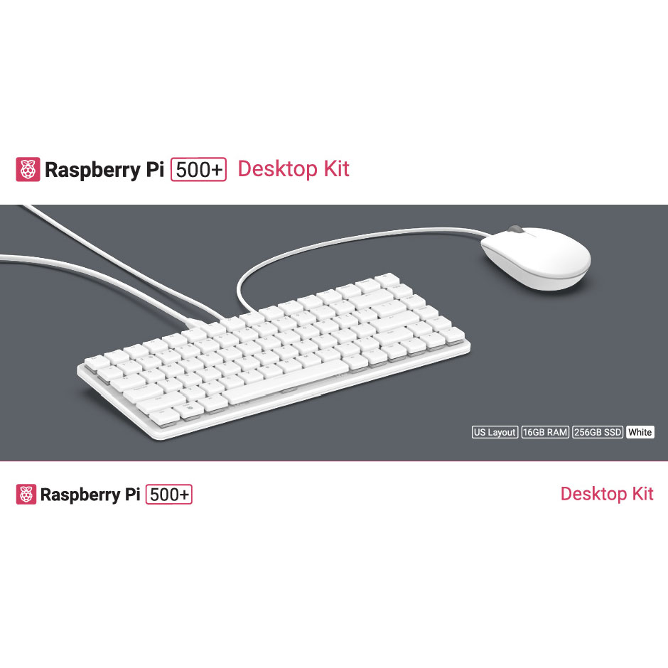 Raspberry Pi 500+ Desktop Kit