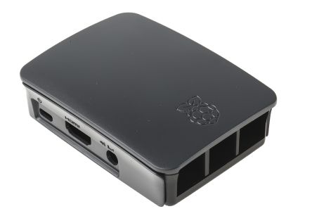 Official Raspberry Pi 3 B Case, Black, Grey