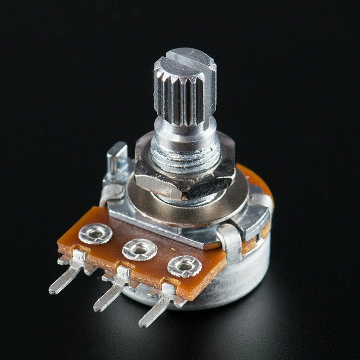 Panel Mount 10K potentiometer (Breadboard Friendly) - 10K Linear