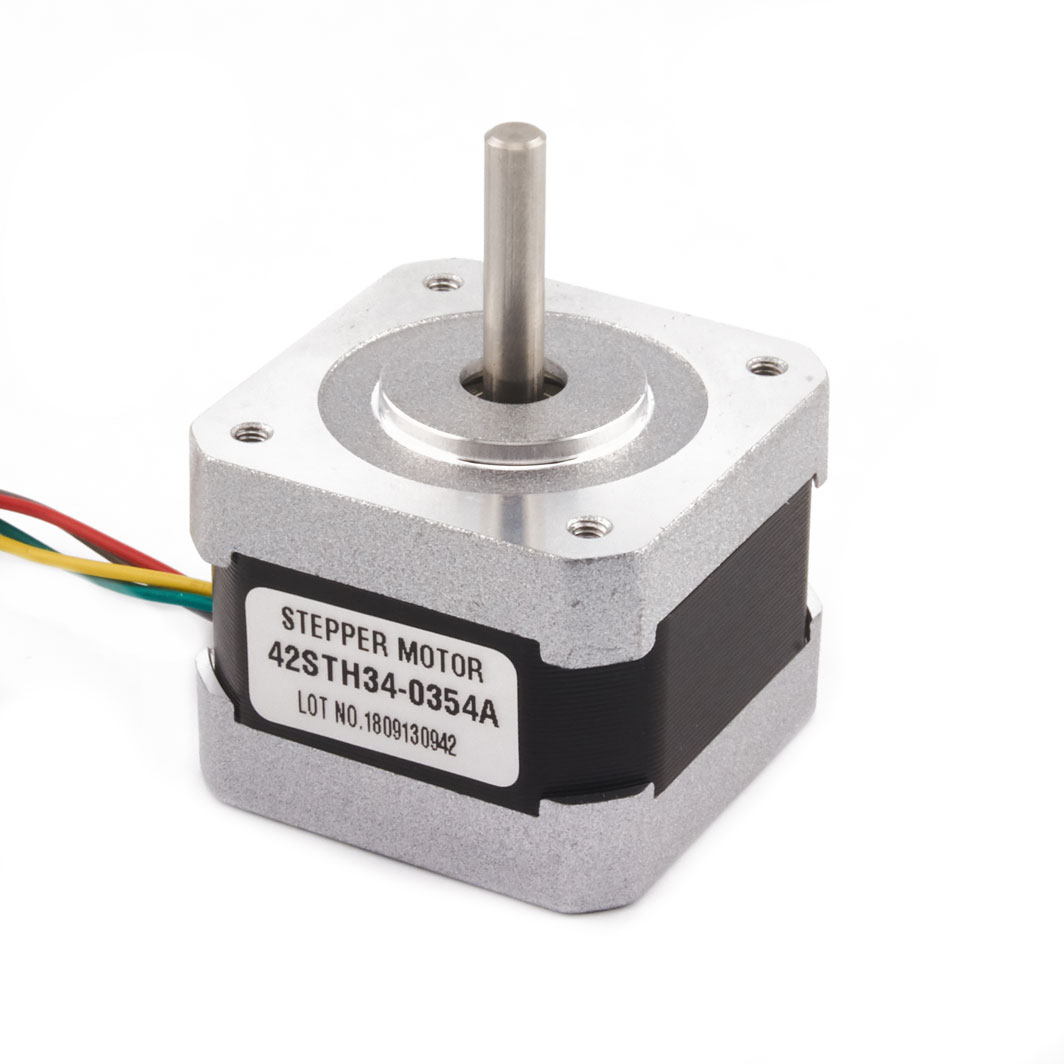 Stepper motor - NEMA-17 size - 200 steps/rev, 12V 350mA