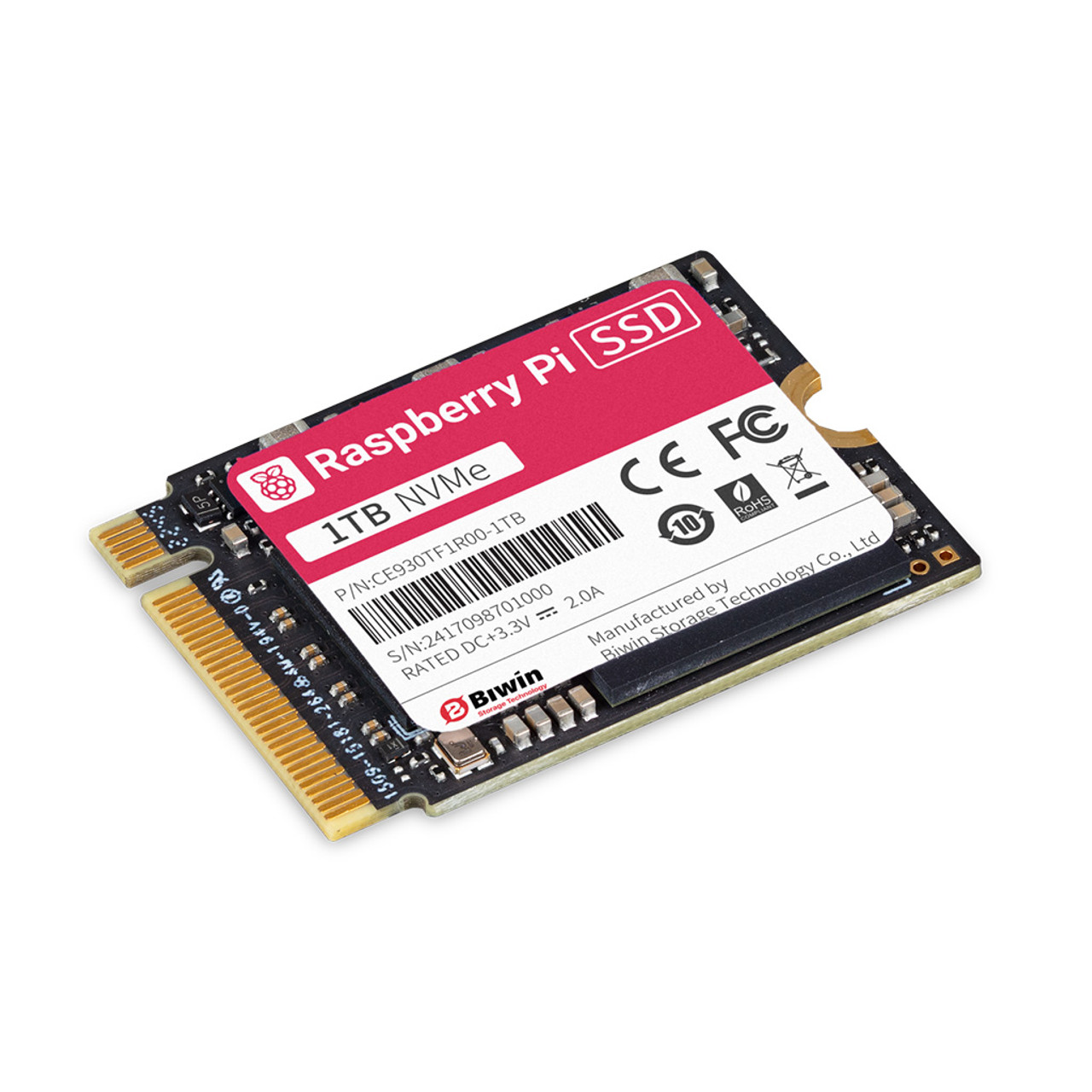 Raspberry Pi NVMe SSD - 1TB