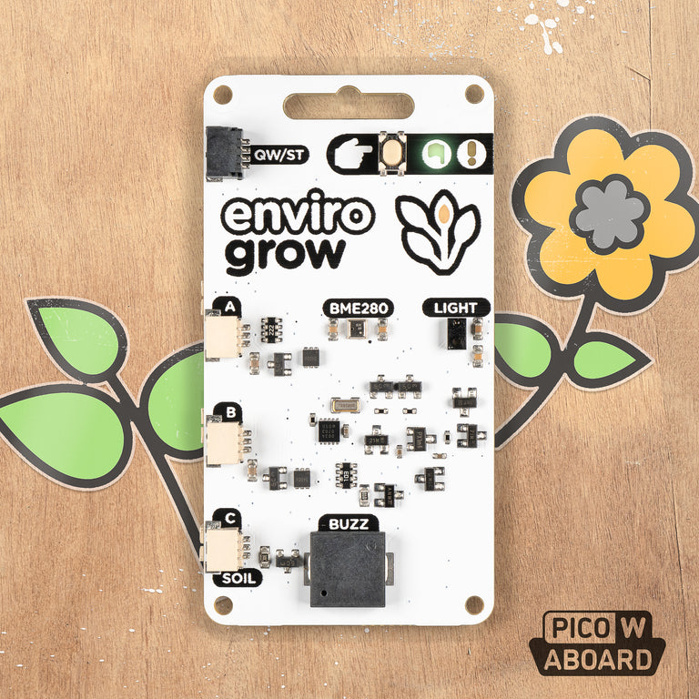 Enviro Grow + Sensors (Pico W Aboard)