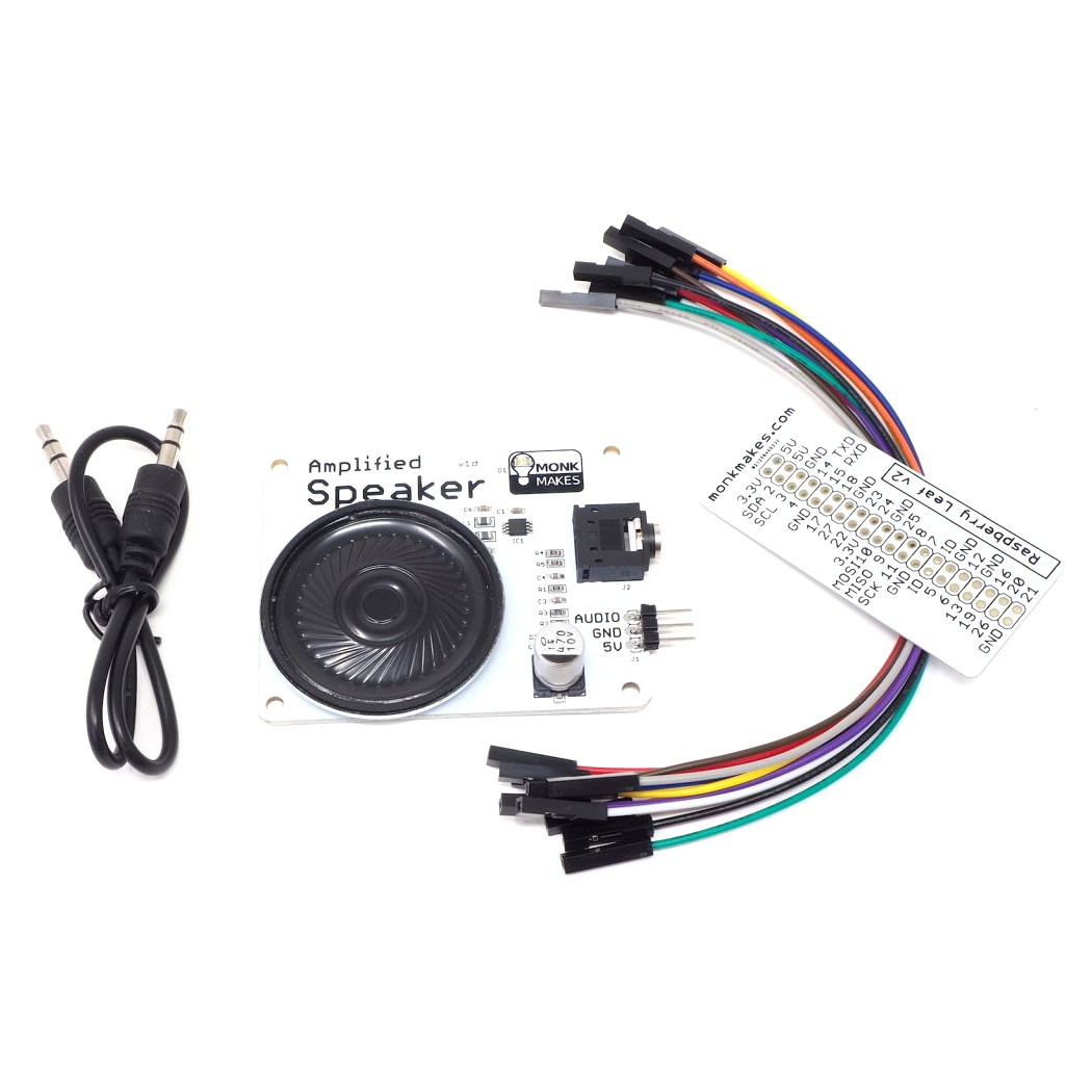 Amplified Speaker Kit for Raspberry Pi