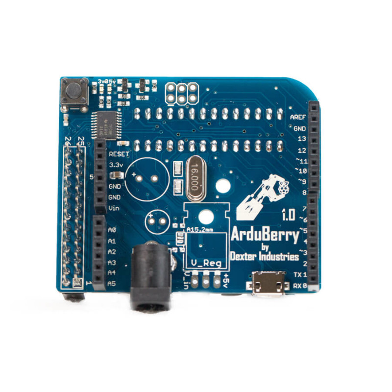 Arduberry for Raspberry Pi and Arduino Shields