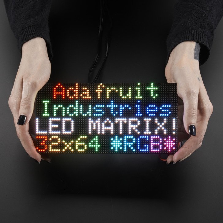 64x32 RGB LED Matrix - 3mm pitch