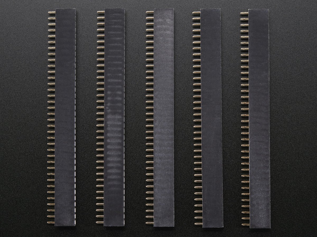 36-pin 0.1" Female Header - pack of 5!