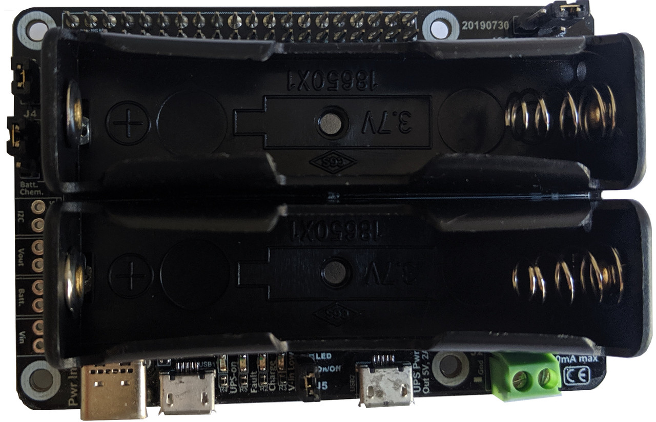 Pi-UpTime 2.0 UPS Board for Raspberry Pi