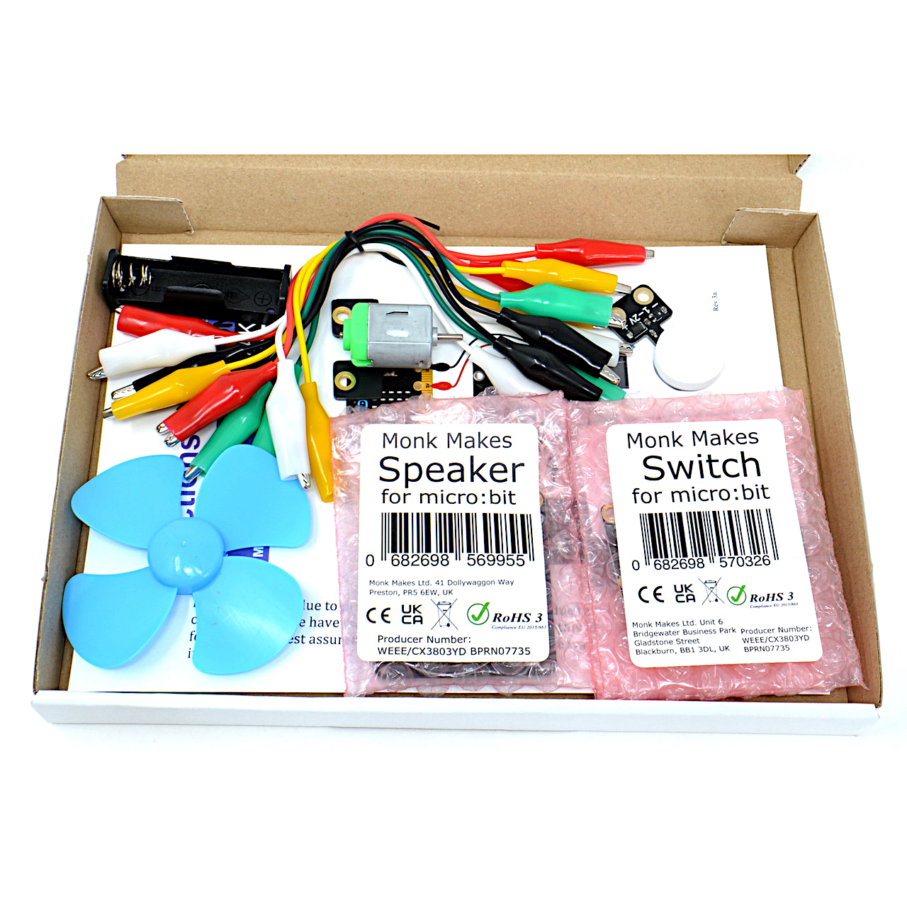 Electronics starter kit for Micro:Bit