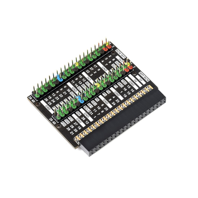Raspberry Pi 400 & Pi 500 GPIO Header Adapter, Header Expansion, 2x 40PIN Header