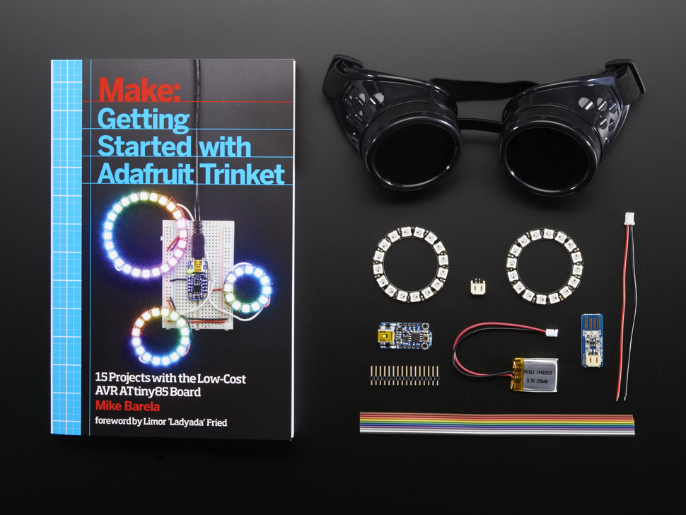 Getting Started with Trinket Book + NeoPixel Goggles Pack