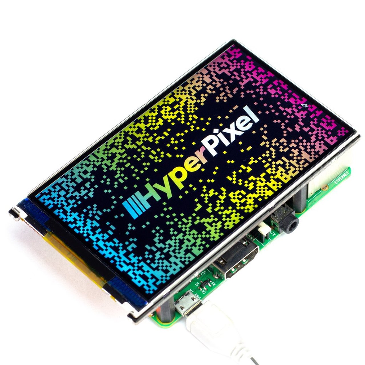 OPEN BOX - Non-Touch - HyperPixel 4.0 - Hi-Res Display for Raspberry Pi