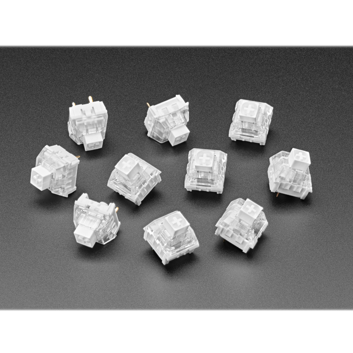Kailh Mechanical Key Switches - Clicky White - 10 pack - Cherry MX White Compatible