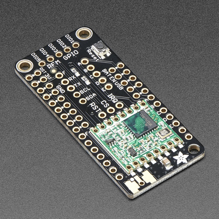 Adafruit LoRa Radio FeatherWing - RFM95W 900 MHz (RadioFruit)