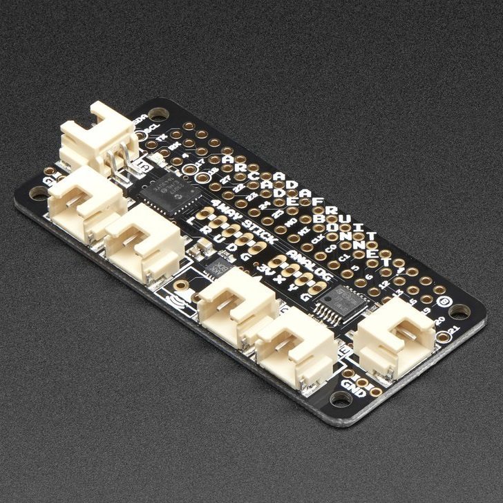 Adafruit Arcade Bonnet for Raspberry Pi with JST Connectors - Mini Kit