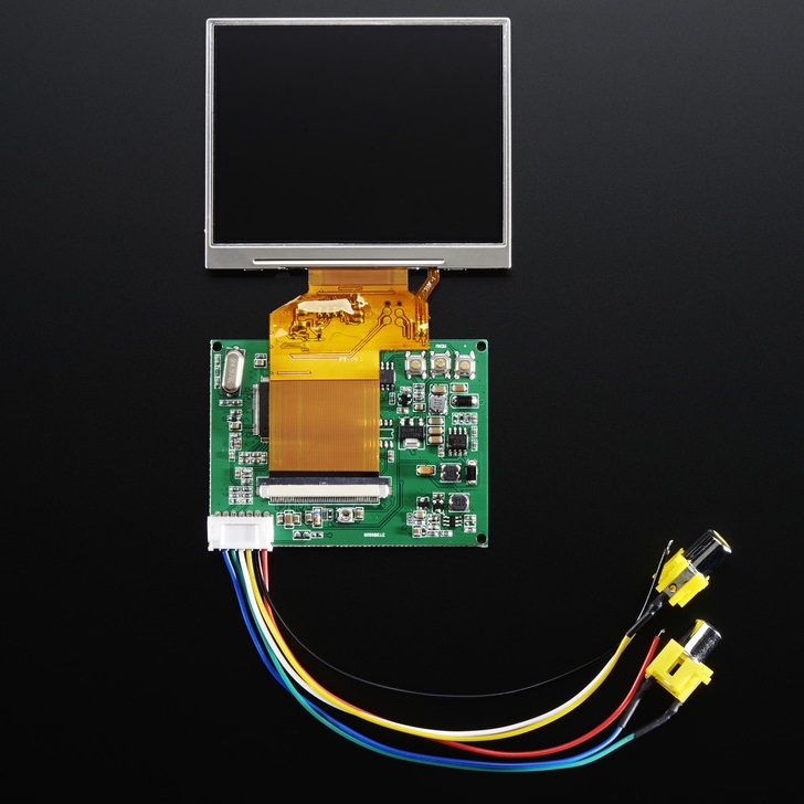 NTSC/PAL (Television) TFT Display - 3.5" Diagonal