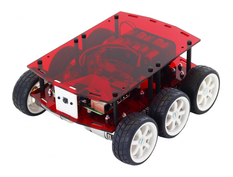 DiddyBorg v2 Robot Kit - Red Edition