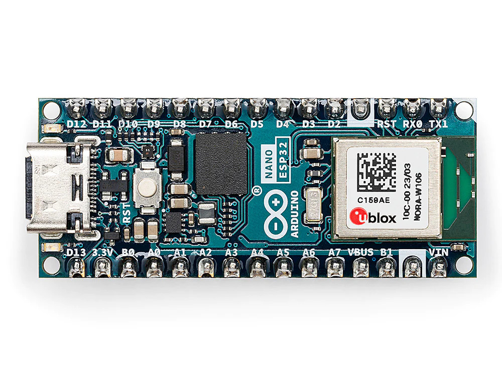 Arduino Nano ESP32 with headers