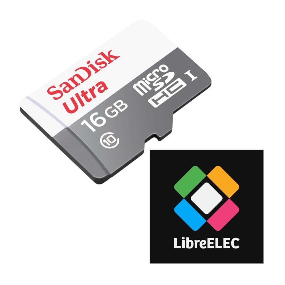 Class 10 microSD Card With LibreELEC for Raspberry Pi 4/400