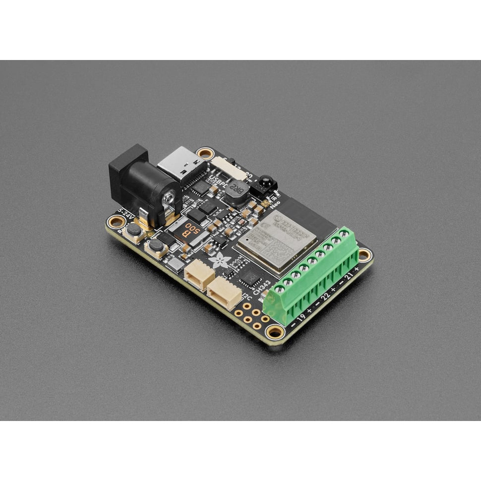 Adafruit Sparkle Motion - All-In-One WLED and xLights Board