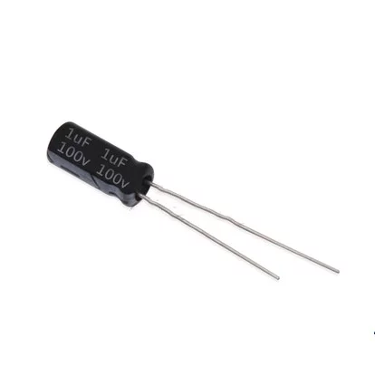 Capacitor Aluminum 1uF 20% 100V RADIAL - Pack of 10