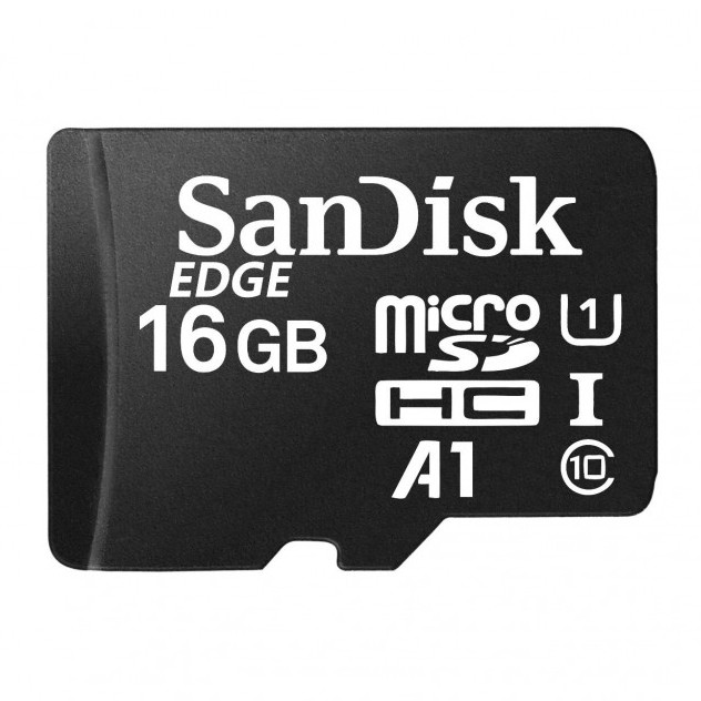 SandDisk Edge MicroSDHC Card - 16 GB - Class 10 - BLANK - BULK
