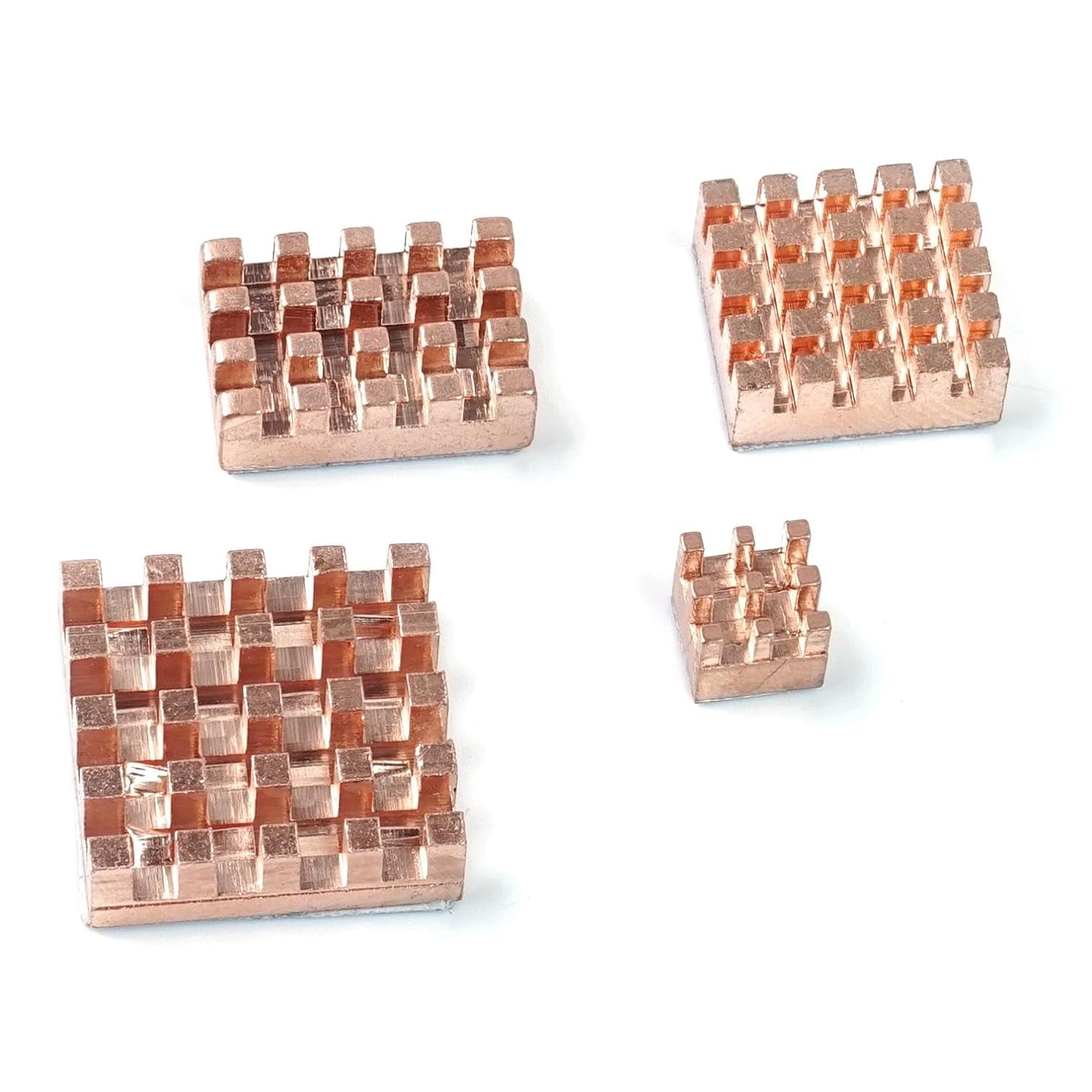 Set of Heatsinks for Raspberry Pi 5, 4-pack, Copper