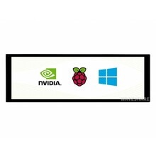 7.9inch Capacitive Touch Screen LCD, 400x1280, HDMI, IPS, Toughened Glass Cover