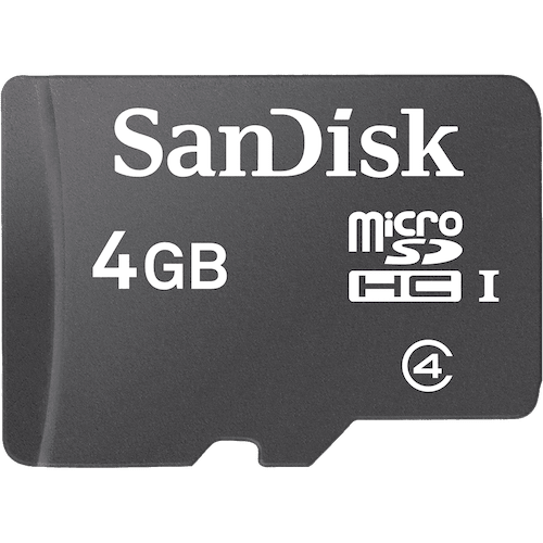 4GB Micro SD Card - Blank