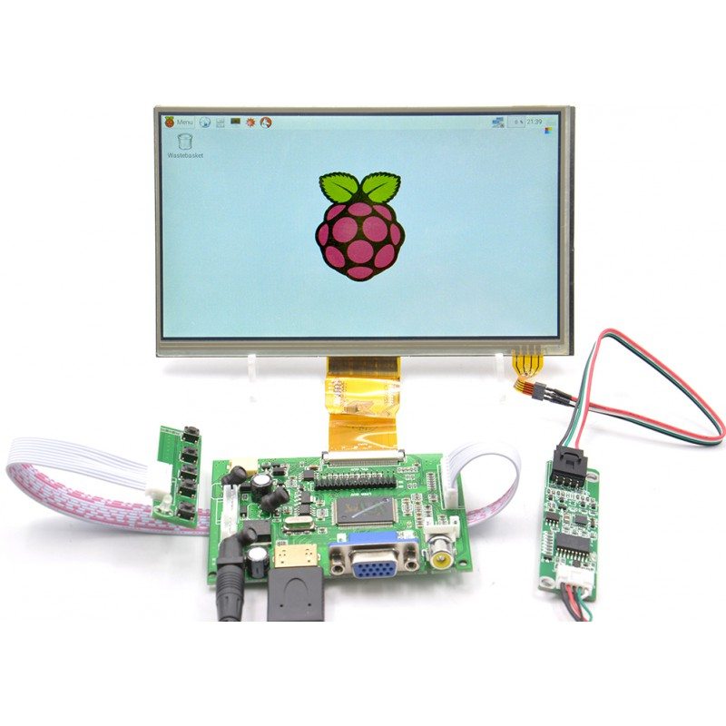 7 inch 800 x 480 Raspberry Pi 3 LCD Touch Screen Module