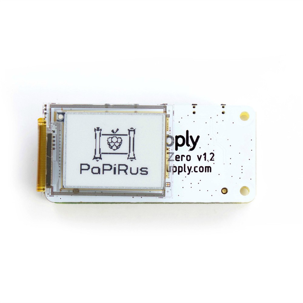 PaPiRus Zero Small - 1.44" ePaper / eInk Screen pHAT for Pi Zero