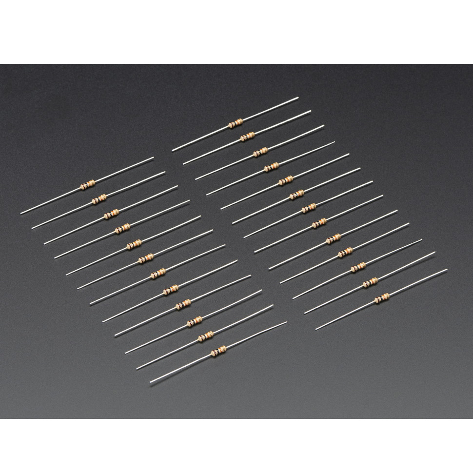 Through-Hole Resistors - 10K ohm 5% 1/4W - Pack of 25